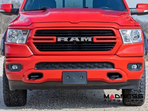 Dodge Ram 1500 4WD Tow Hook Brackets - w/ Bezels